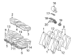 Diagram for Mercedes-Benz S430 Seat Cushion - 220-920-08-50