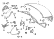 Diagram for Mercedes-Benz GLE53 AMG SUV Body Mount Hole Plug - 002-998-16-50