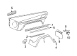 Diagram for Mercedes-Benz Mud Flaps - 463-880-04-22
