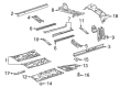 Diagram for Mercedes-Benz CLA250 Rear Crossmember - 117-610-10-00