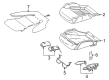 Diagram for Mercedes-Benz SL400 Seat Heater - 231-906-33-00