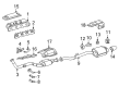 Diagram for Mercedes-Benz SLK230 Exhaust Pipe - 170-490-02-21-64
