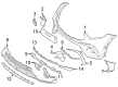 Diagram for Mercedes-Benz Grille - 254-885-31-01