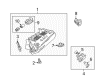 Diagram for Mercedes-Benz E550 Glove Box - 207-680-04-91-8P59