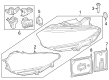 Diagram for Mercedes-Benz EQE SUV AMG Headlight - 294-906-21-00