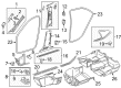 Diagram for Mercedes-Benz E63 AMG Pillar Panels - 212-690-13-26-7E94