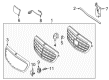Diagram for Mercedes-Benz E400 Grille - 213-880-21-03