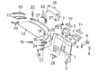 Diagram for Mercedes-Benz SLK280 Air Deflector - 6-7-81-2228