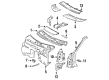 Diagram for Mercedes-Benz 300D Grille - 123-836-02-65
