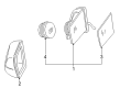 Diagram for Mercedes-Benz E300 Car Mirror - 210-810-01-16