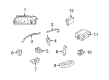 Diagram for Mercedes-Benz CL65 AMG Tachometer - 221-540-91-11
