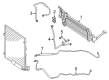 Diagram for Mercedes-Benz Transmission Oil Cooler - 204-500-12-01-64