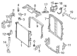 Diagram for Mercedes-Benz AMG GT 53 Radiator Support - 099-504-43-18