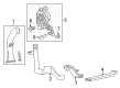 Diagram for Mercedes-Benz CLS63 AMG Air Duct - 218-834-00-45