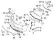 Diagram for Mercedes-Benz CL550 Grille - 216-885-00-24