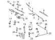 Diagram for Mercedes-Benz C320 Wiper Arm - 203-820-06-44