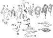 Diagram for Mercedes-Benz G500 Seat Cushion - 463-910-14-50