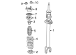 Diagram for Mercedes-Benz E350 Shock Absorber - 214-320-99-00