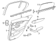 Diagram for Mercedes-Benz GLC350e Door Seal - 253-735-02-01