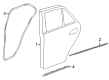 Diagram for Mercedes-Benz GLE63 AMG S Door Seal - 166-698-03-62