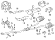 Diagram for Mercedes-Benz SLK300 Exhaust Pipe - 274-140-02-08-80