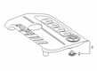 Diagram for Mercedes-Benz A35 AMG Engine Cover - 260-010-01-00