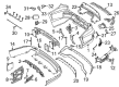 Diagram for Mercedes-Benz GL450 Grille - 166-885-07-53