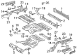 Diagram for Mercedes-Benz E300 Battery Hold Downs - 210-619-00-24