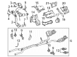 Diagram for Mercedes-Benz S63 AMG E Performance Exhaust Hanger - 177-490-61-02