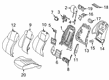 Diagram for Mercedes-Benz CLS53 AMG Seat Cushion - 257-910-48-07-8U00
