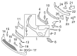 Diagram for Mercedes-Benz Bumper Cover - 253-885-03-25-9999