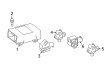 Diagram for Mercedes-Benz Air Bag Control Module - 204-901-46-04