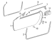Diagram for Mercedes-Benz SL500 Door Seal - 230-720-04-54