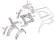 Diagram for Mercedes-Benz R350 Wheelhouse - 251-630-04-69