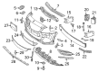 Diagram for Mercedes-Benz B250e Grille - 242-885-07-22