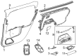 Diagram for Mercedes-Benz GLA250 Armrest - 247-730-37-01-8U03