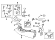 Diagram for Mercedes-Benz GLA45 AMG Interior Lights - 000-825-85-10