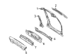 Diagram for Mercedes-Benz ML320 Rear Crossmember - 164-640-11-71