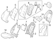 Diagram for Mercedes-Benz EQE 350+ Seat Cushion - 295-800-02-00