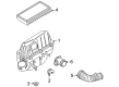 Diagram for Mercedes-Benz E300 Air Duct - 606-094-07-09