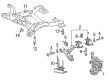 Diagram for Mercedes-Benz CLA250 Control Arm Nut - 246-990-01-56