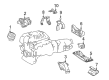 Diagram for Mercedes-Benz SL65 AMG Engine Mount - 275-223-22-04
