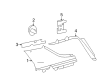 Diagram for Mercedes-Benz ML500 Pillar Panels - 164-690-24-25-9D86