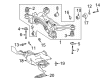 Diagram for Mercedes-Benz Crossmember Bushing - 205-351-39-00