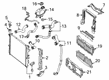 Diagram for Mercedes-Benz E43 AMG Radiator Support - 253-501-05-20