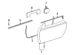 Diagram for Mercedes-Benz SLK320 Door Seal - 170-727-03-30