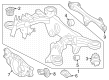 Diagram for Mercedes-Benz GLC350e Differential Mount - 206-350-45-06