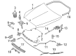Diagram for Mercedes-Benz C63 AMG S E Performance Hood Release Cable - 206-880-77-04