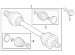 Diagram for Mercedes-Benz CV Boot - 297-350-05-01