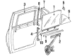 Diagram for Mercedes-Benz 300TD Window Run - 123-730-04-15